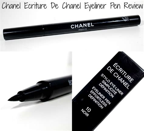 chanel ecriture eyeliner|chanel eyeliner for oily lids.